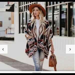 Aztec poncho